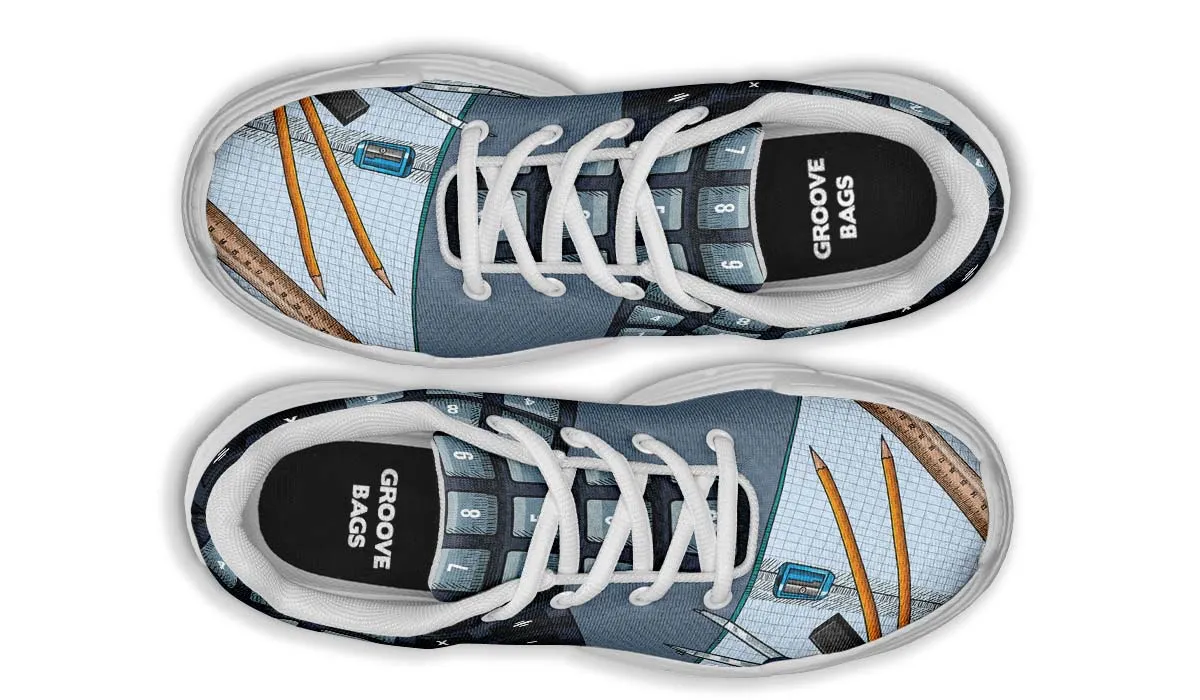 Math Teacher Lifestyle Chunky Sneakers