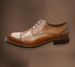 Men's London Oxford- Cognac
