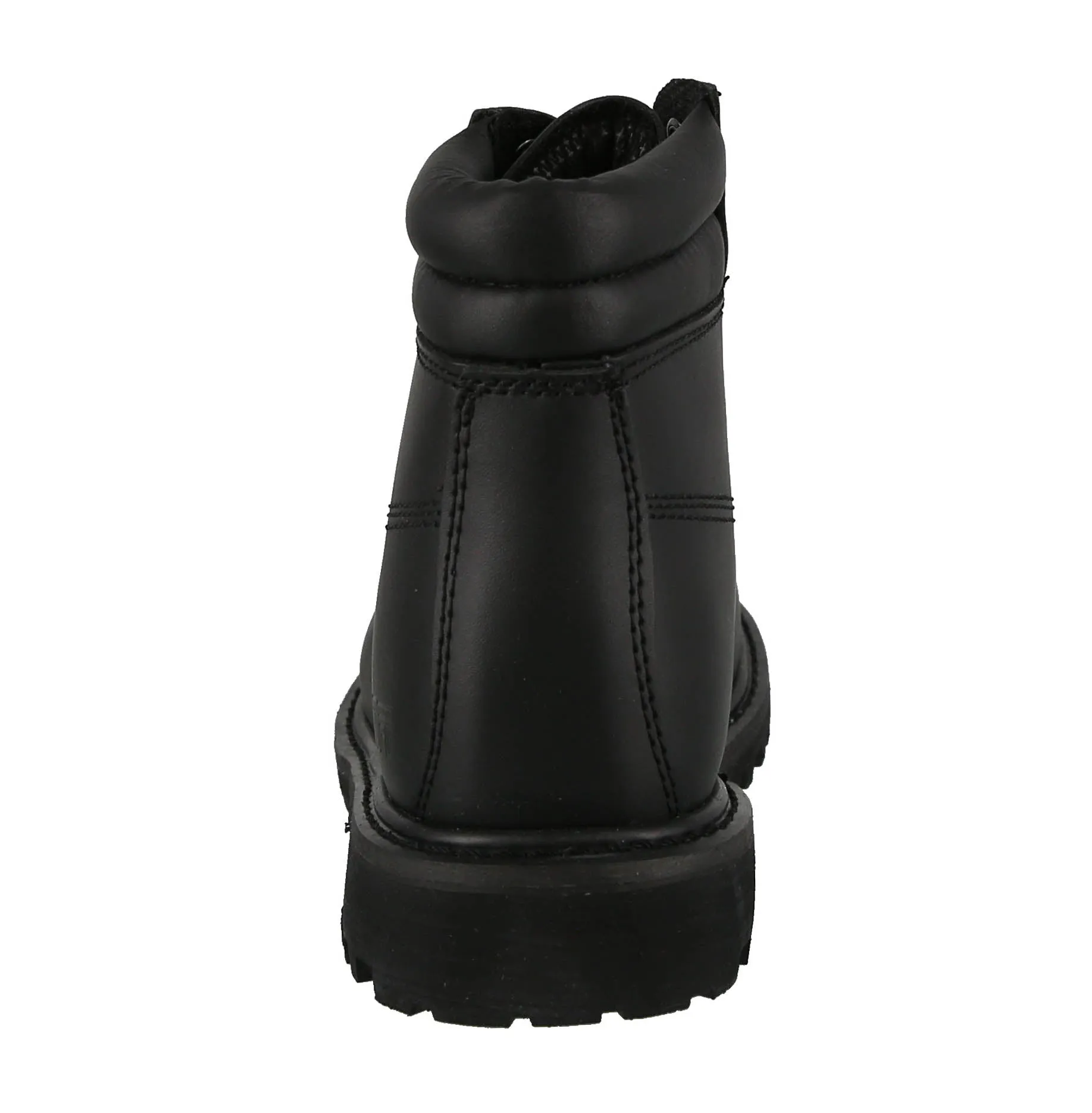 MEN'S SHOES BLACK PU LEATHER HIGH WORK BOOTS W777ST-LM