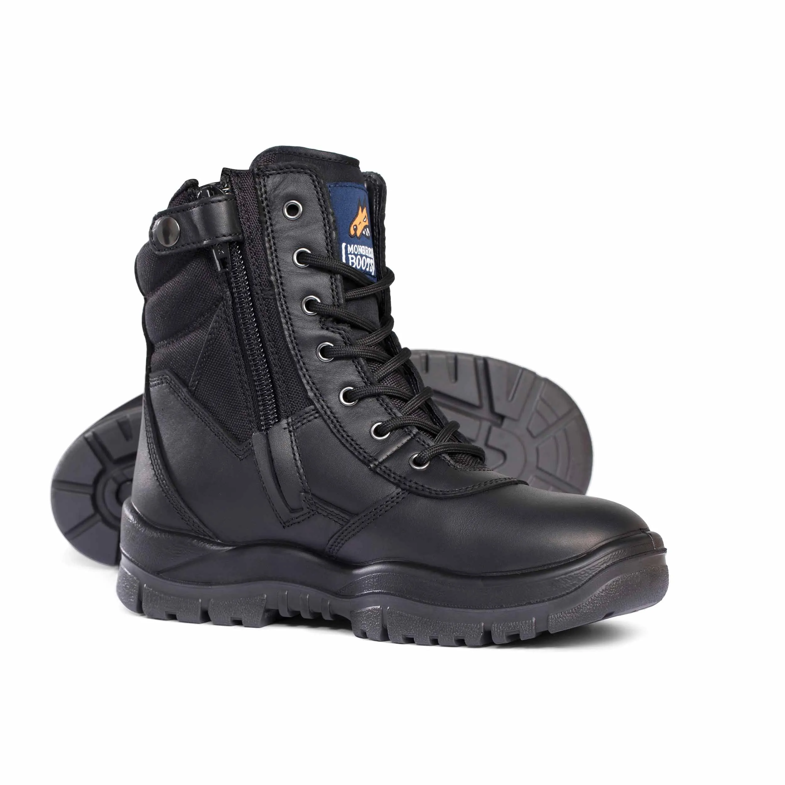 MONGREL 951020 WORK BOOTS - ZIP SIDE
