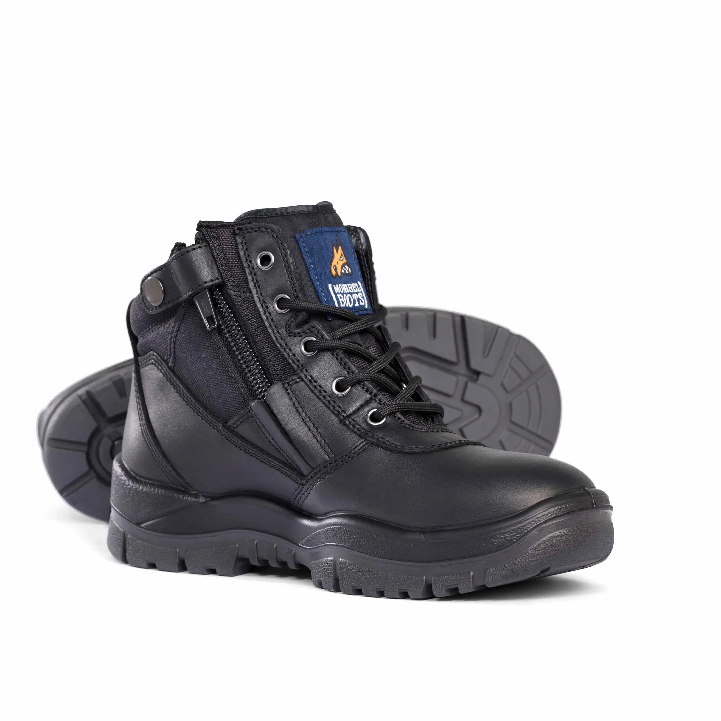 MONGREL 961020 WORK BOOTS - ZIP SIDE
