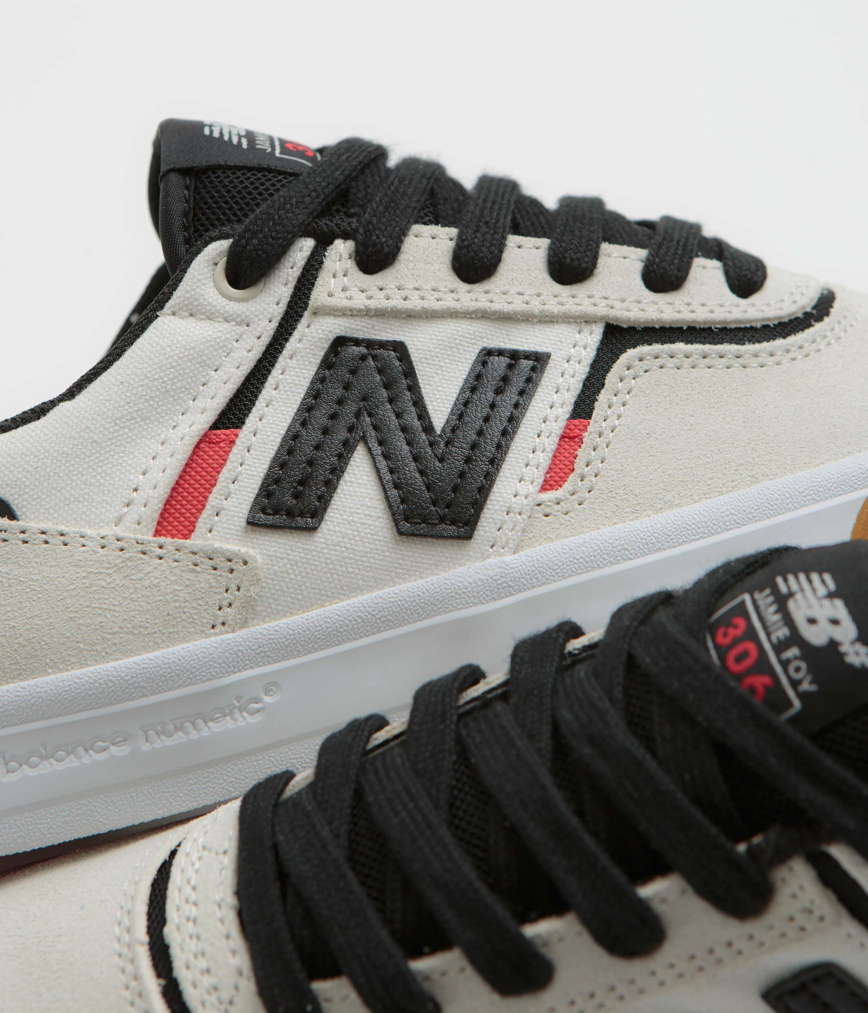 New Balance Numeric 306 Jamie Foy Shoes - Sea Salt / White