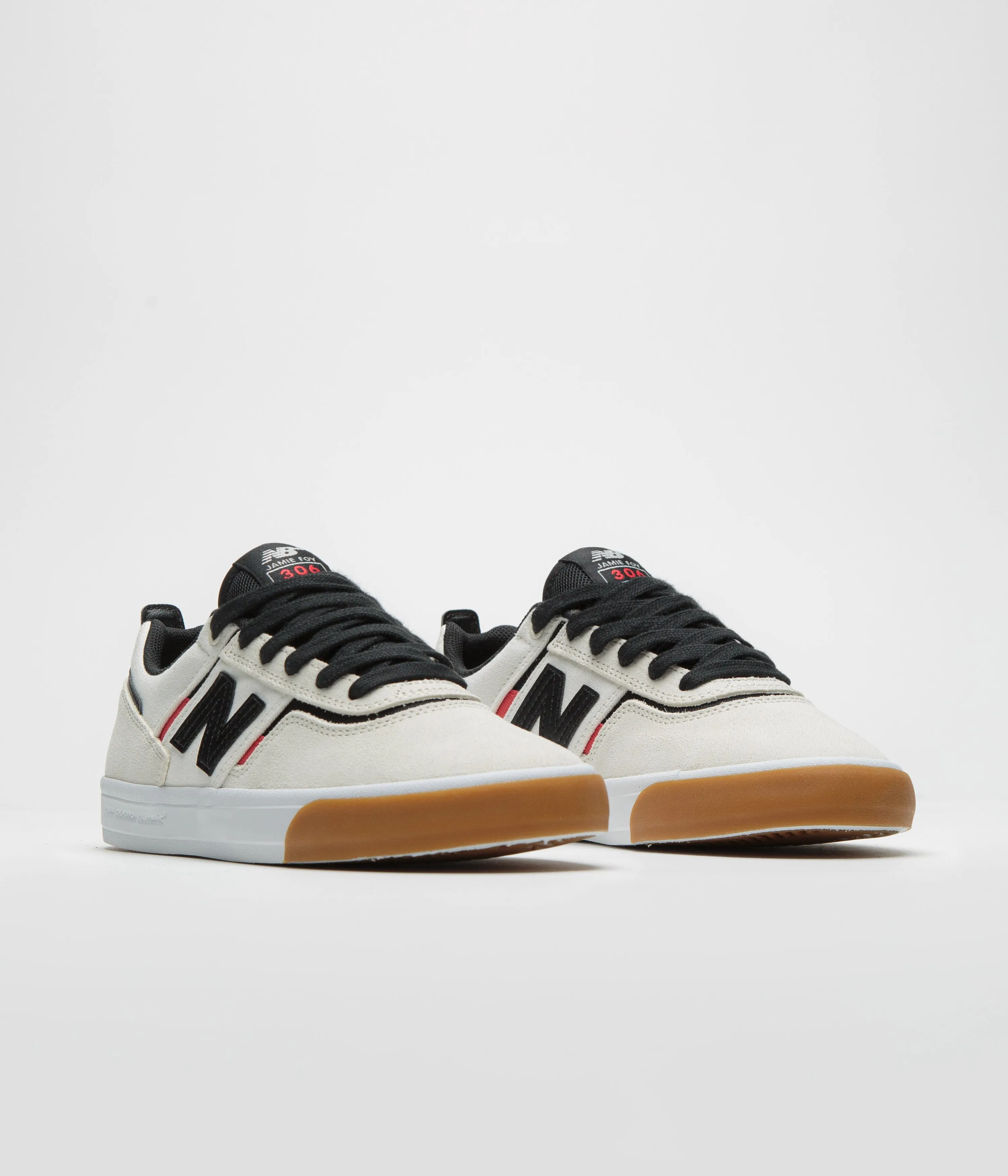 New Balance Numeric 306 Jamie Foy Shoes - Sea Salt / White