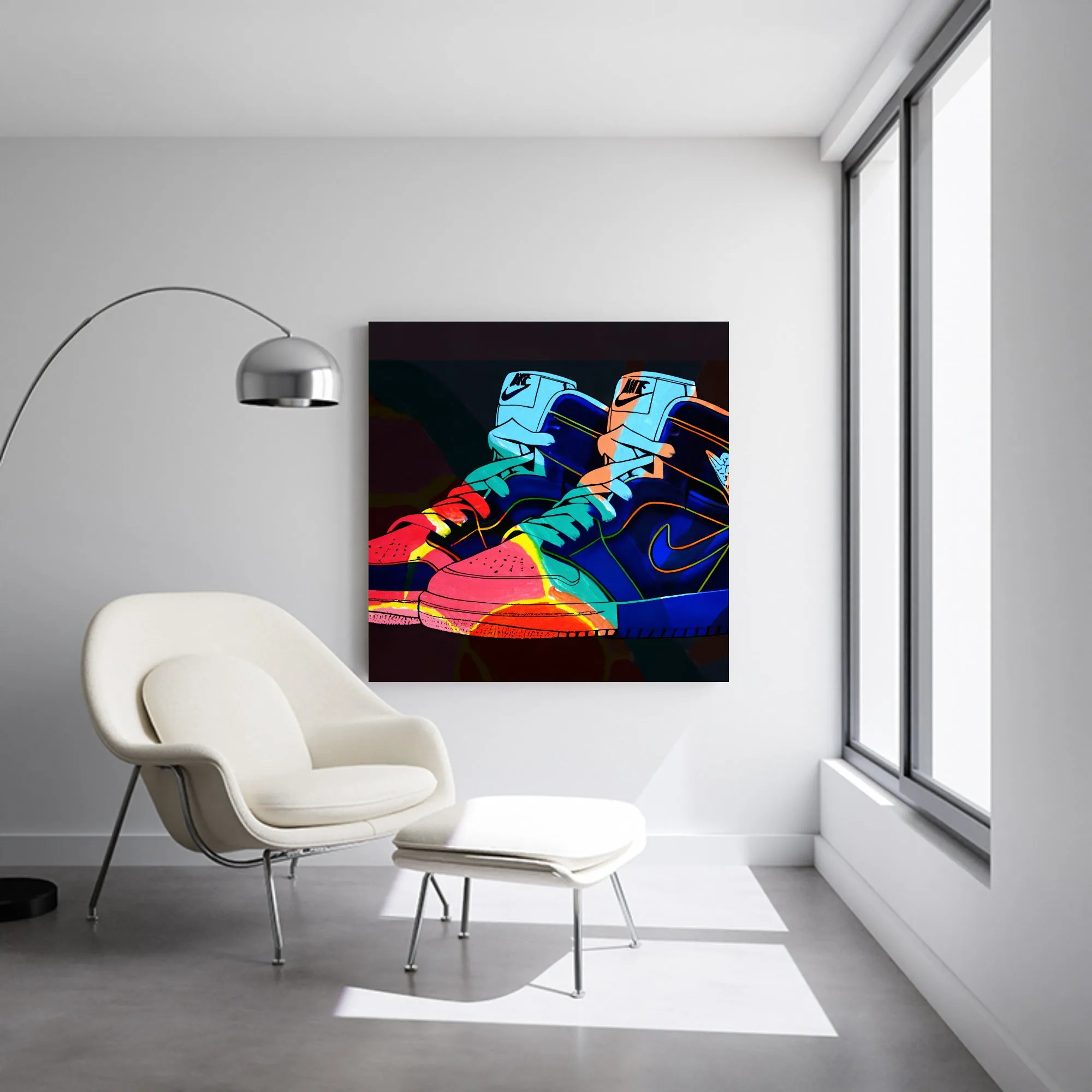 Nike Jordans Pop Art Wall Art  | Lisa Jaye Art Designs