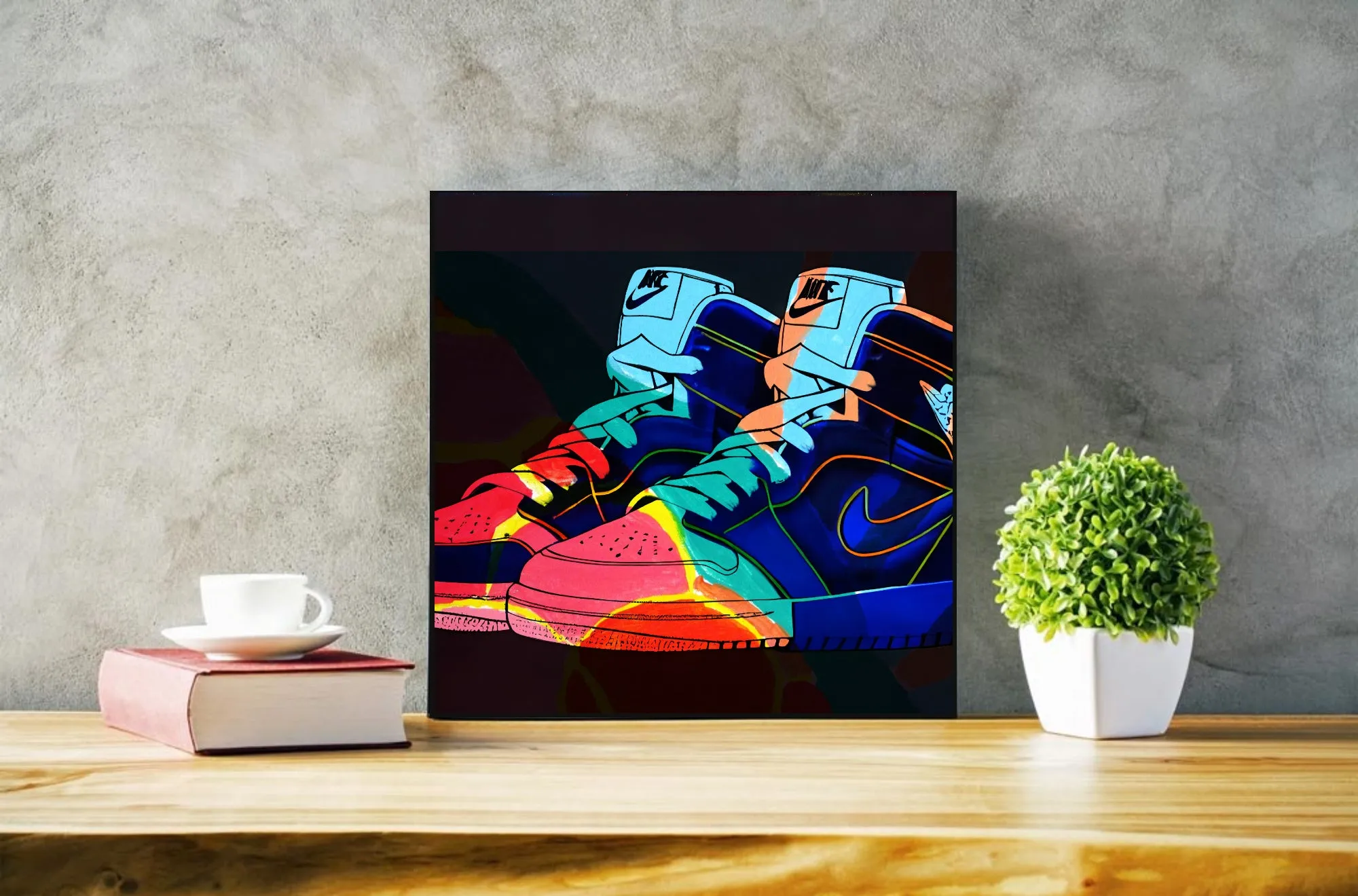 Nike Jordans Pop Art Wall Art  | Lisa Jaye Art Designs