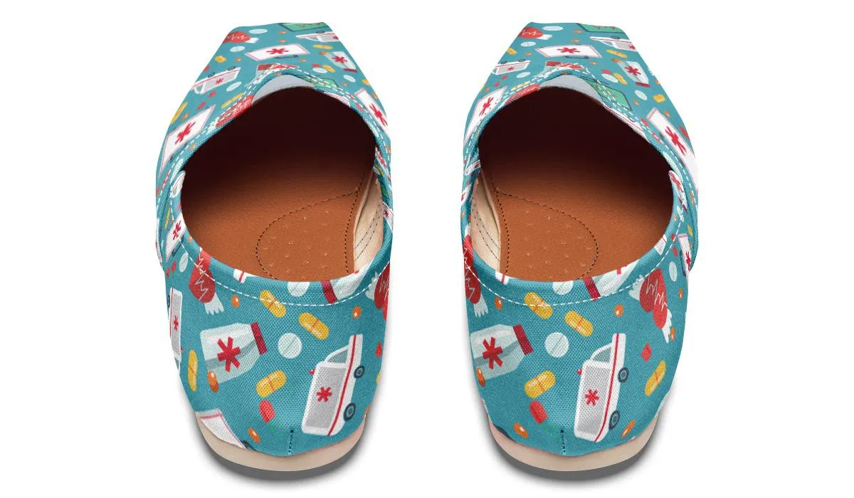 Nurse Pattern Casual Shoes