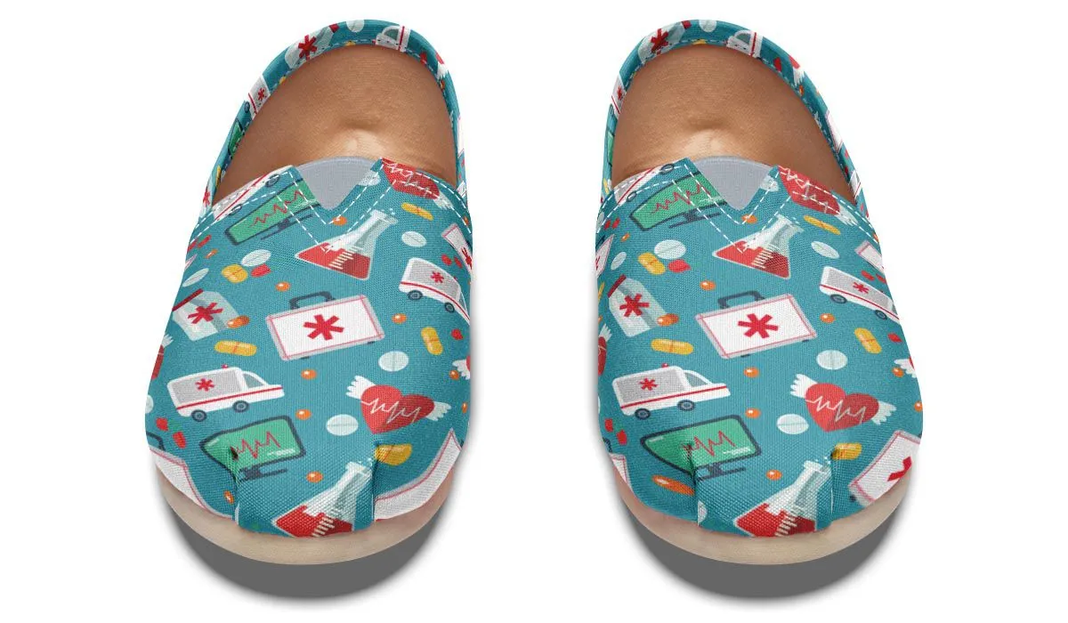 Nurse Pattern Casual Shoes
