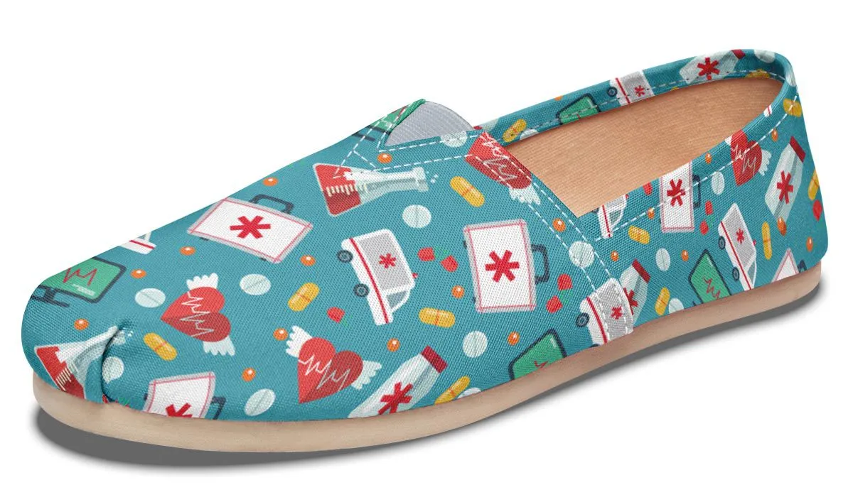 Nurse Pattern Casual Shoes