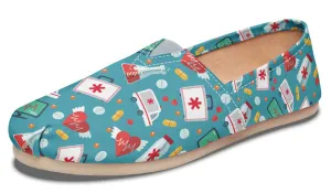 Nurse Pattern Casual Shoes