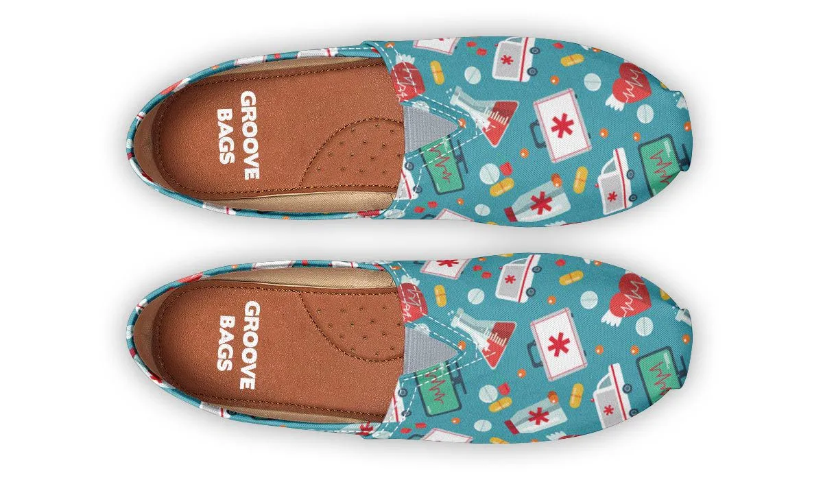 Nurse Pattern Casual Shoes