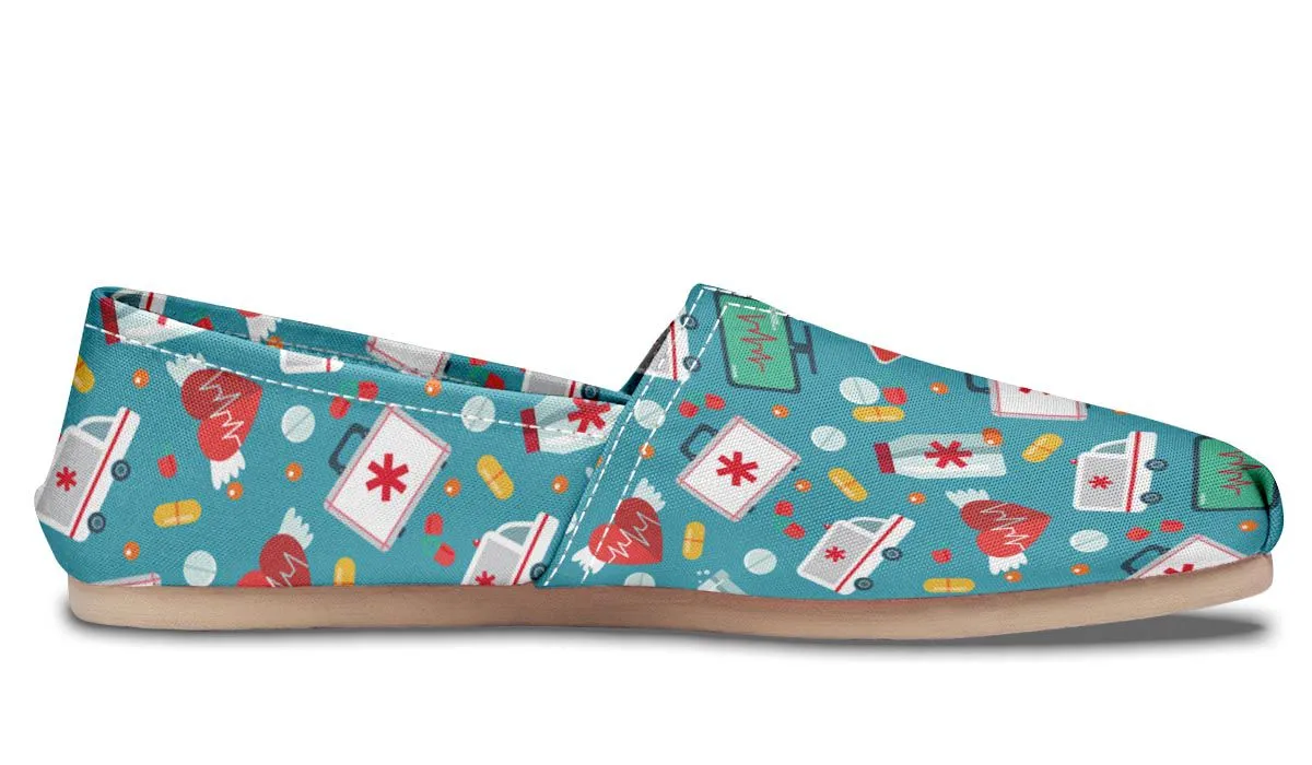 Nurse Pattern Casual Shoes