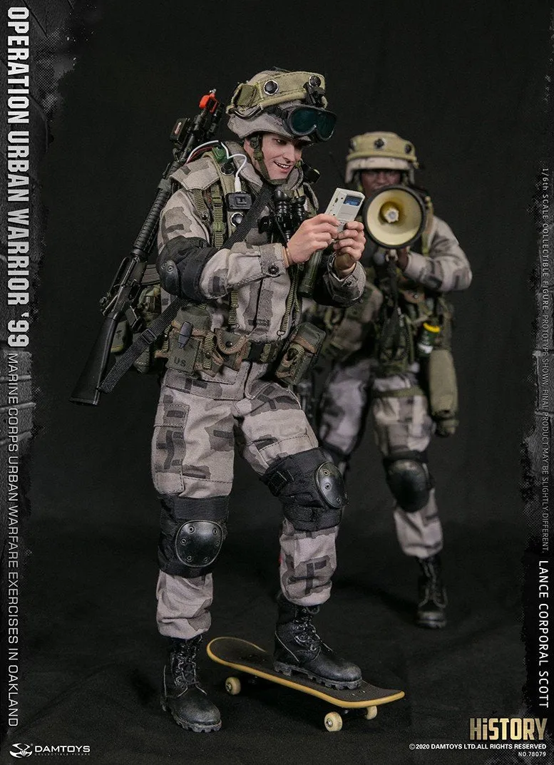 Operation Urban Warrior '99 Marine Corps Sergeant Crews & Corporal Scott Combo Pack - MINT IN BOX