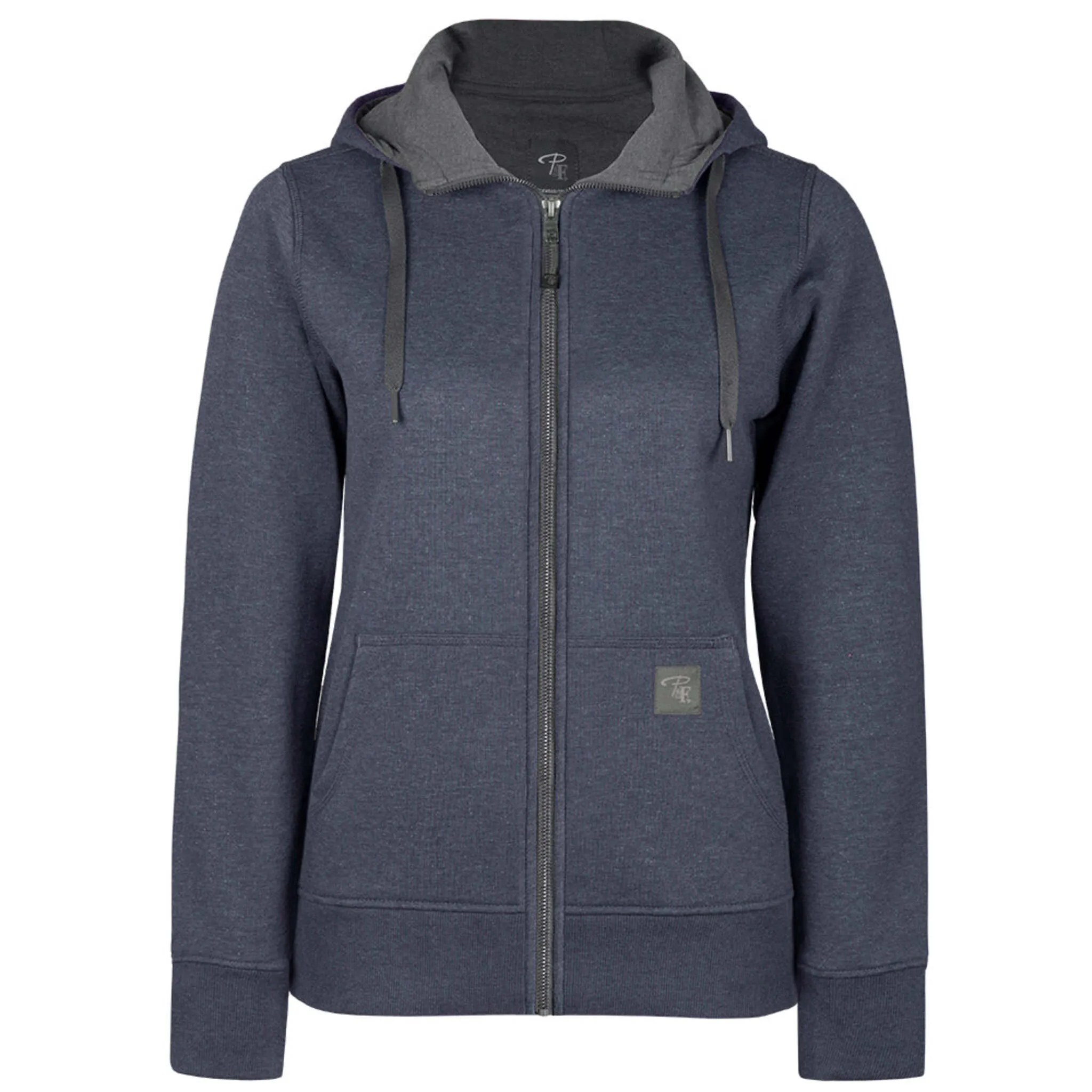 P&F Women's Work Hoodie PF464 - 350g Poly/Cotton, Full Zip Front, Lined 3-Piece Hood, Kangaroo Pocket, Built for Tough Conditions | Sizes XS-2XL