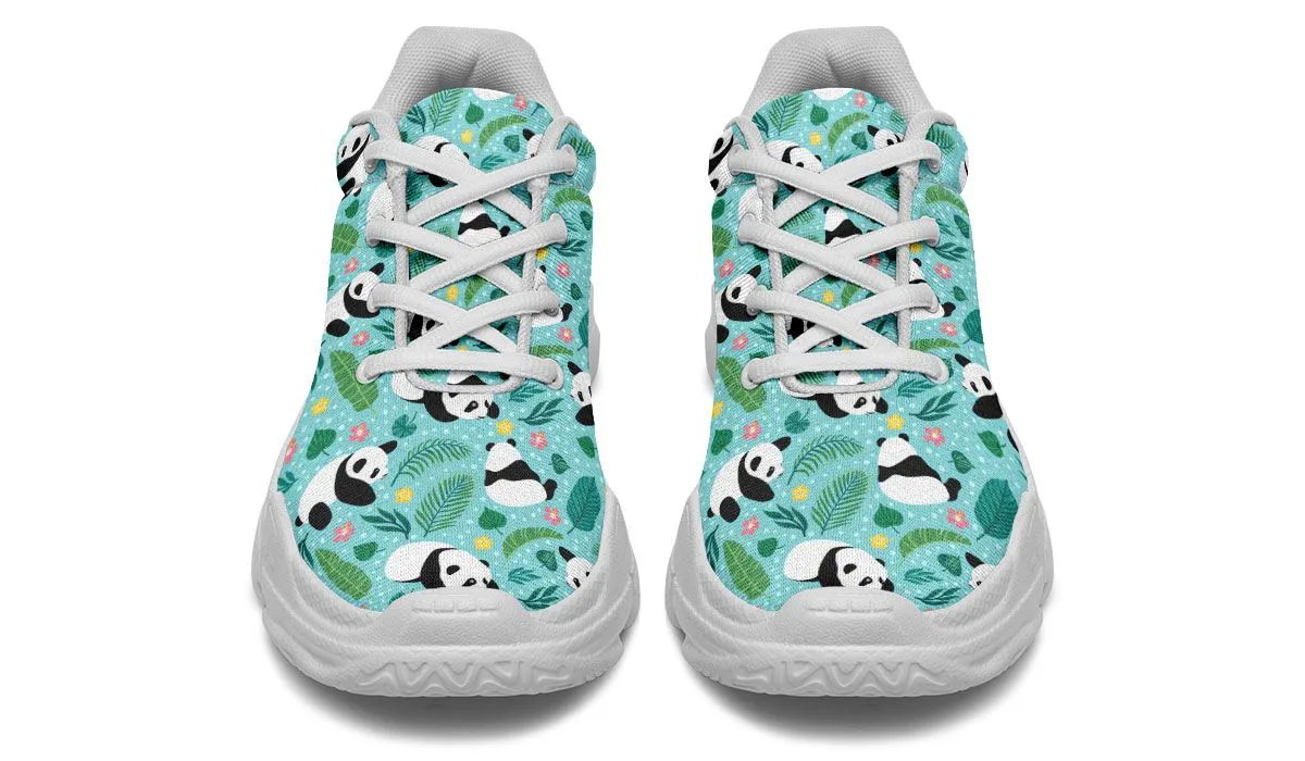 Panda Party Chunky Sneakers