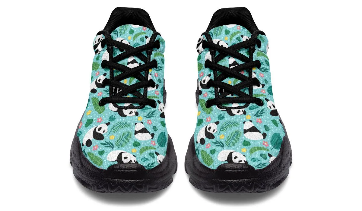 Panda Party Chunky Sneakers