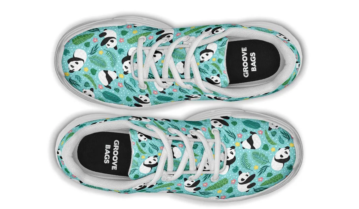 Panda Party Chunky Sneakers