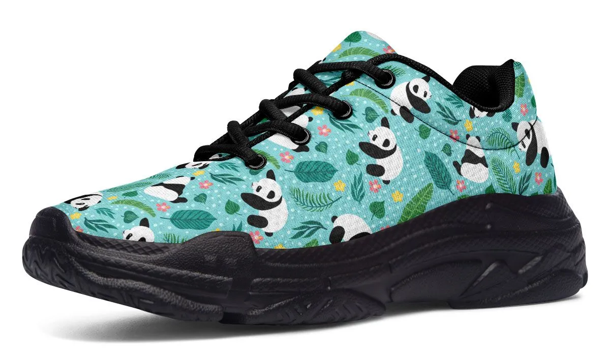 Panda Party Chunky Sneakers