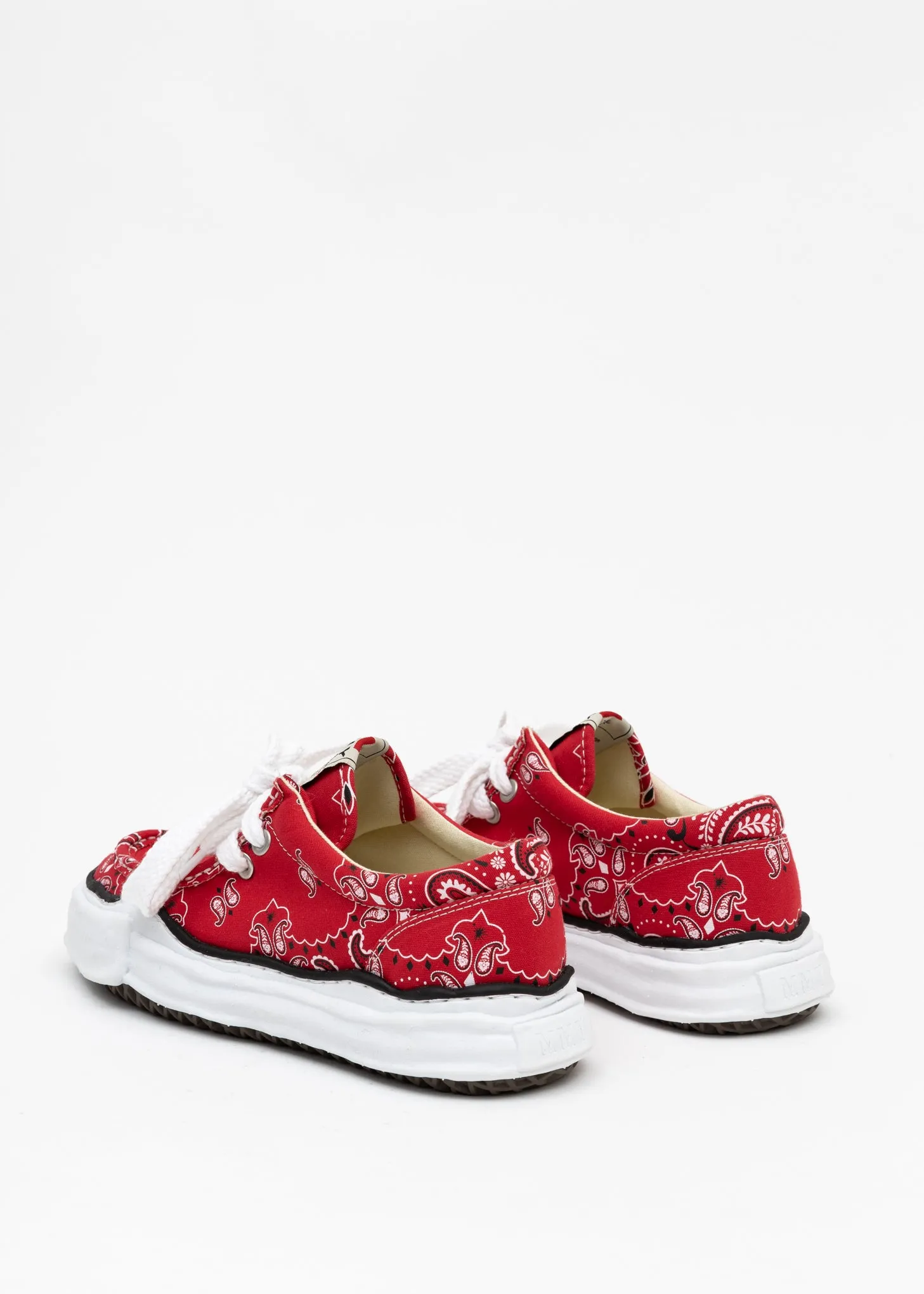 Red Original Sole Bandana Moccasin Sneaker