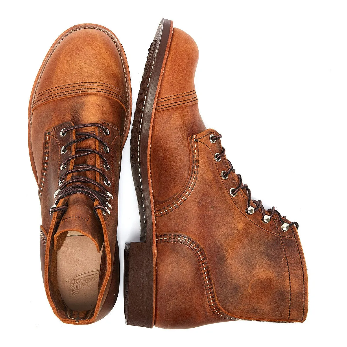 Red Wing Shoes Iron Ranger Mens Copper Boots