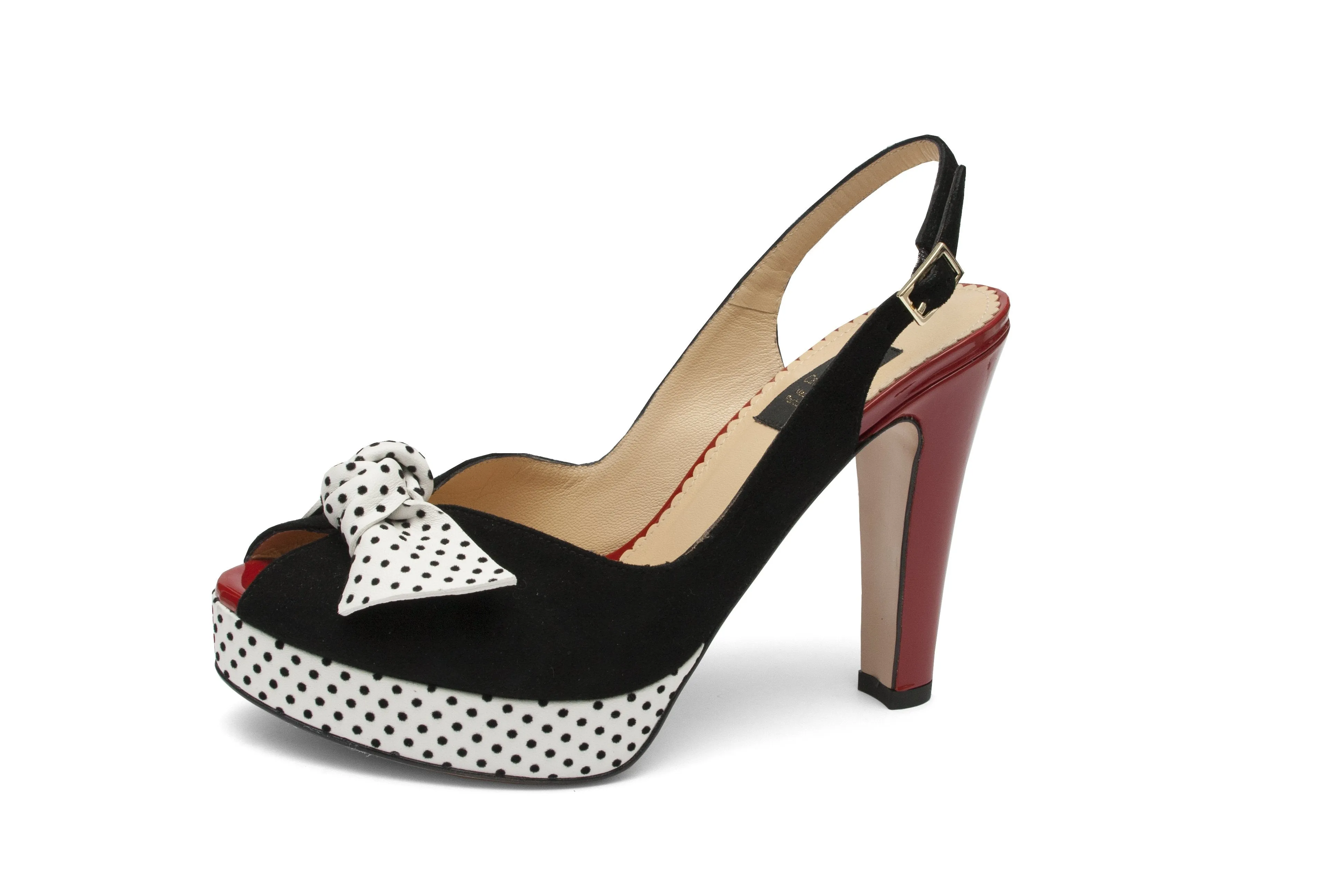 Slingback Platform Heels