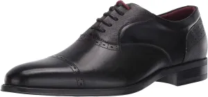 STACY ADAMS Men's Heath Cap Toe Oxford  Color Black Size 8.5M