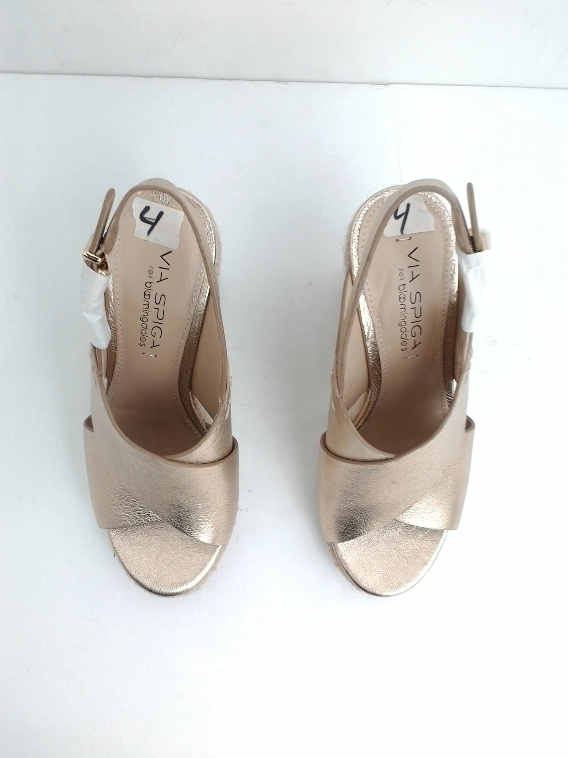 VIA SPIGA Women's Platform Wedge Sandal Size 4 M