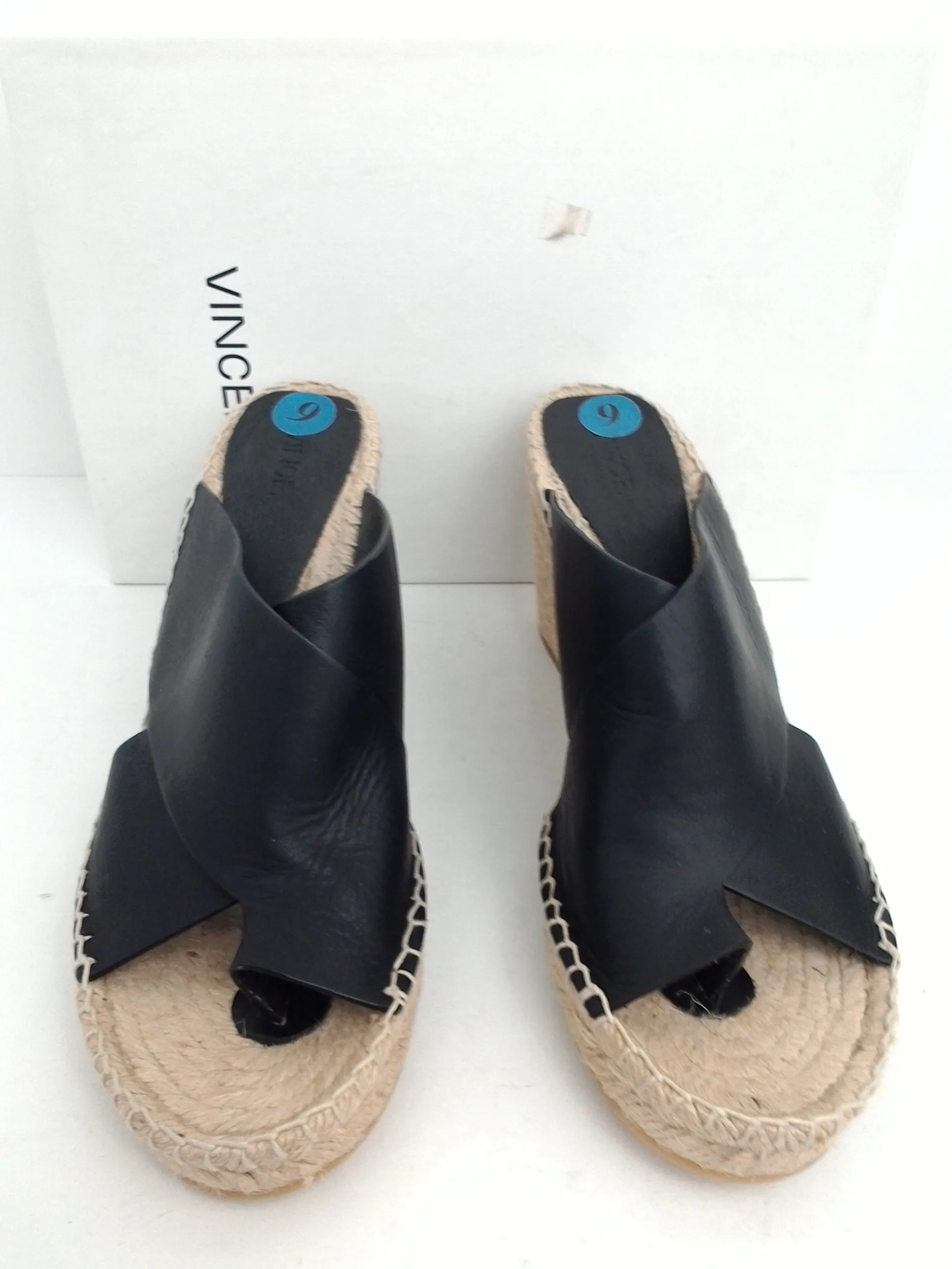 VINCE Women's Suraya Wedge Espadrille Whiskey and Black