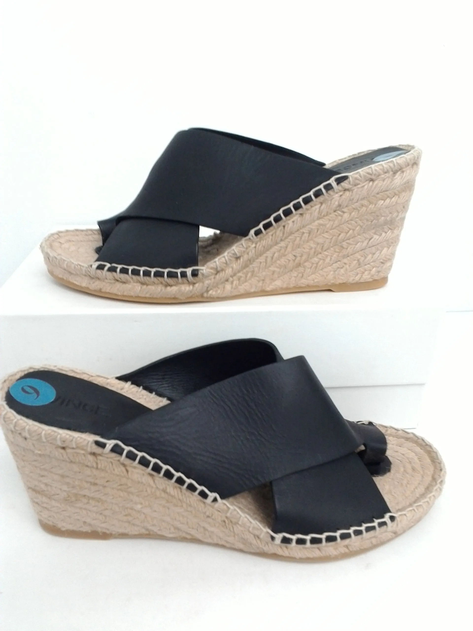 VINCE Women's Suraya Wedge Espadrille Whiskey and Black