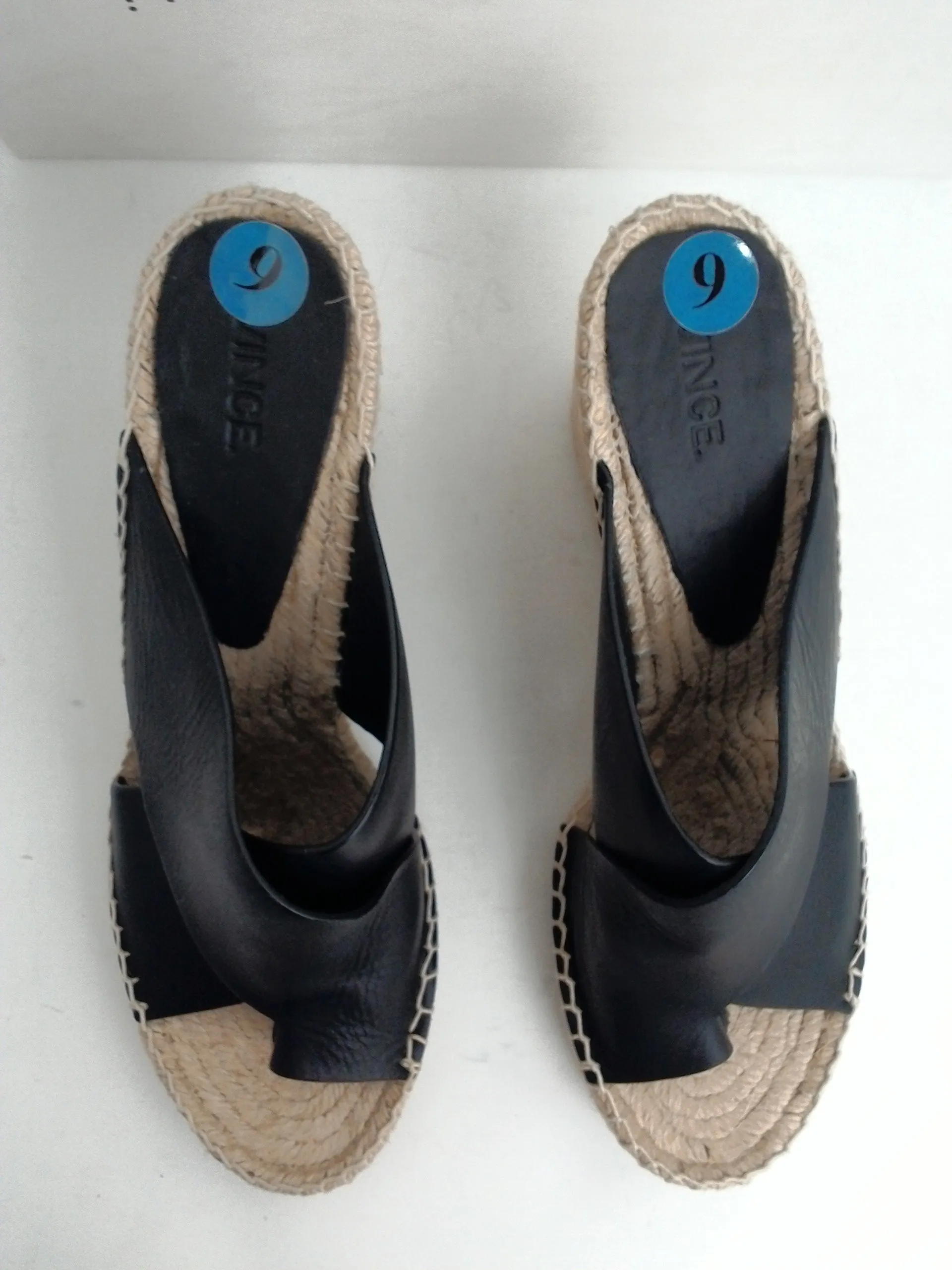 VINCE Women's Suraya Wedge Espadrille Whiskey and Black