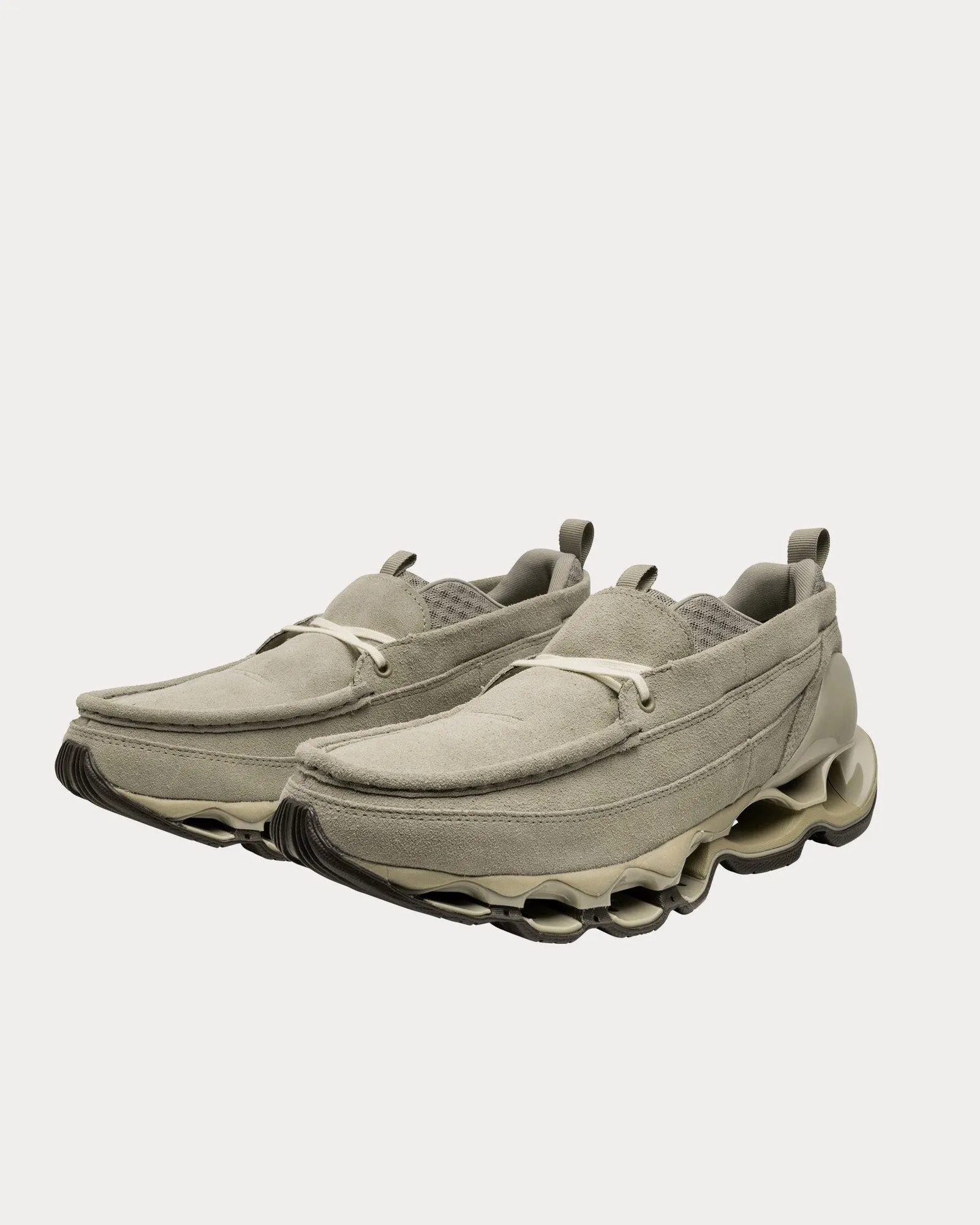 Wave Prophecy Moc Suede Taupe Loafers