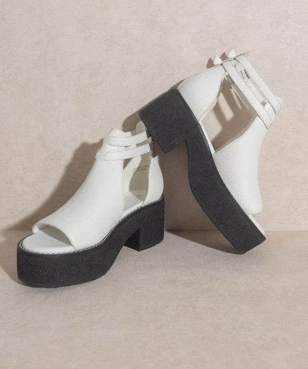 Womens Shoes Style No. Elizabeth - Platform Strapped Sandal