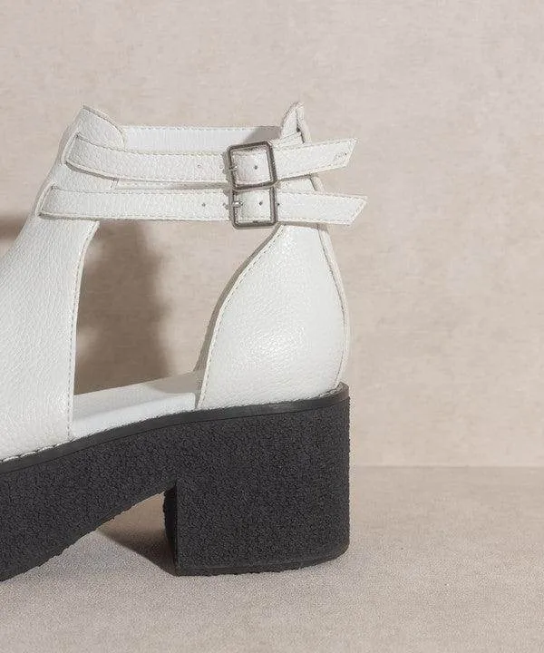 Womens Shoes Style No. Elizabeth - Platform Strapped Sandal