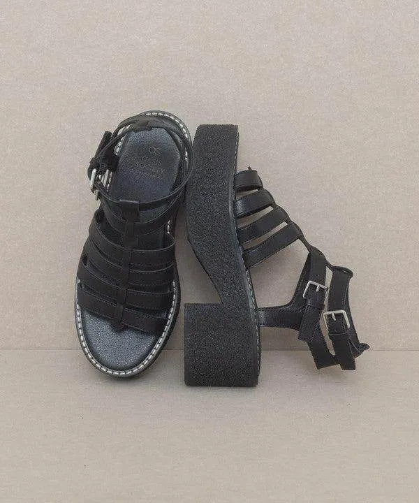 Womens Shoes Style No. Lindsey - Platform Gladiator Sandal