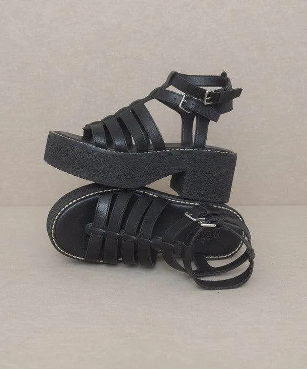 Womens Shoes Style No. Lindsey - Platform Gladiator Sandal