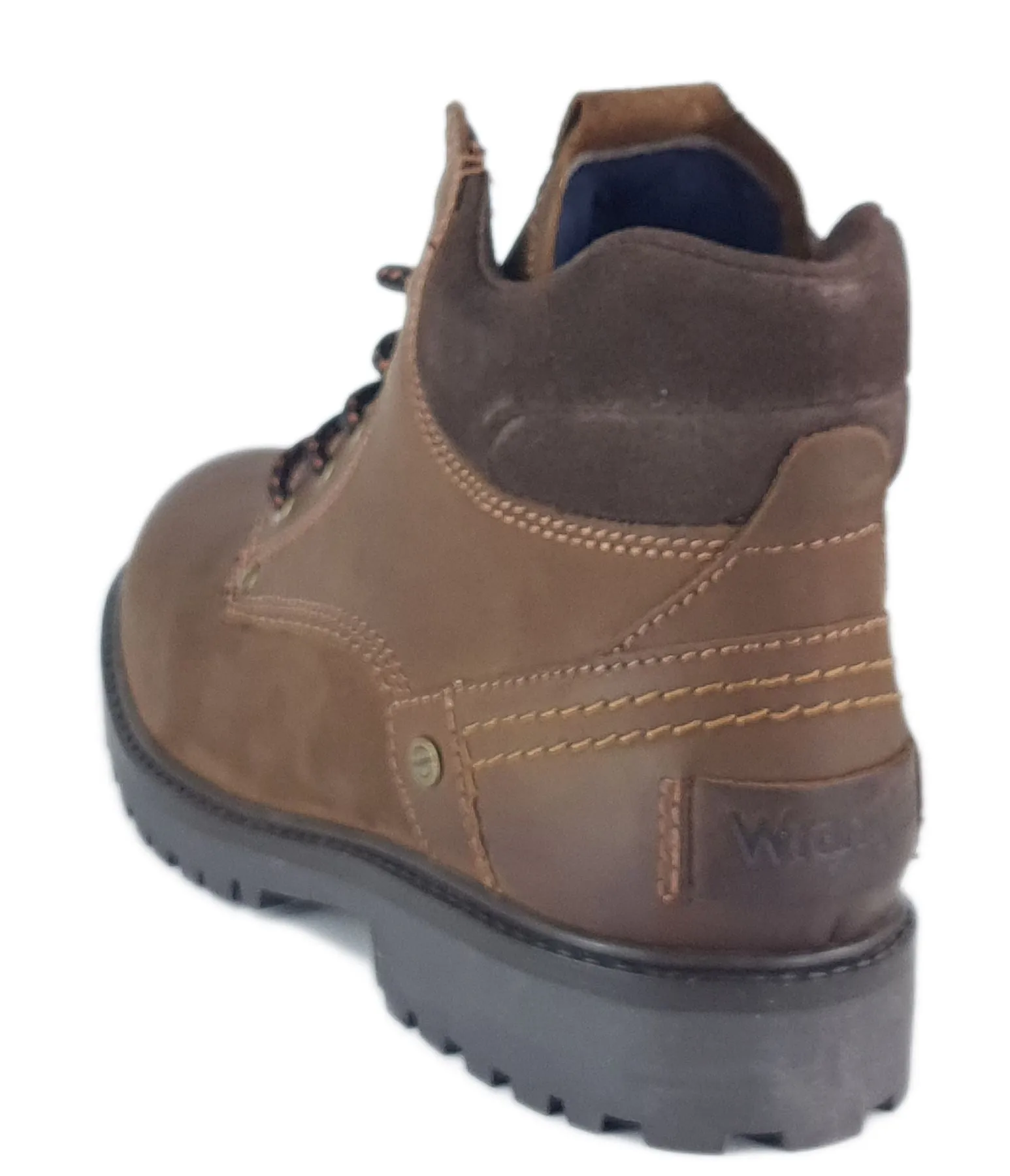 Wrangler Yuma Mens Leather Lace Casual Combat Boots